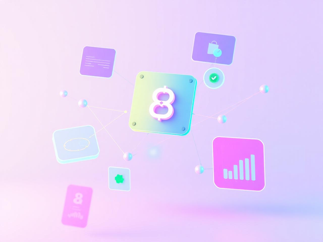 Illustration of a workforce training and AI-powered learning experience